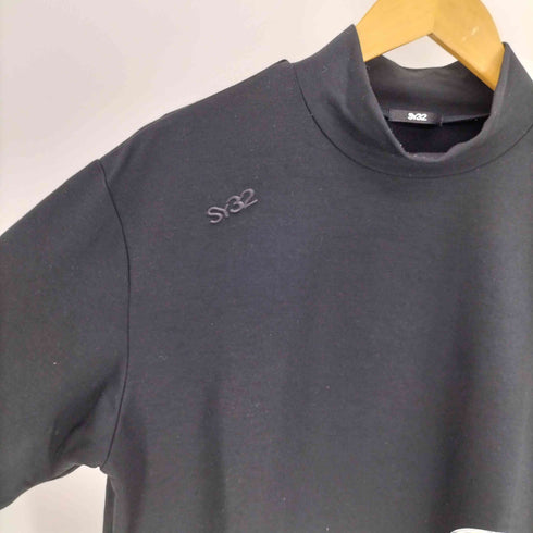 エスワイサーティトゥー SY32 by SWEET YEARS 23AW MODAL MOCK NECK SHIRTS メンズ import:L