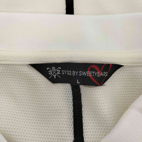 エスワイサーティトゥー SY32 by SWEET YEARS 23SS TECHNO FINE MESH POLO メンズ import:L