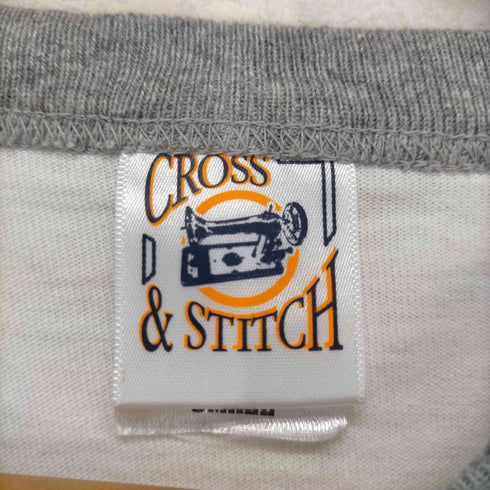 クロスステッチ CROSS STITCH プリントリンガーTシャツ メンズ JPN:S