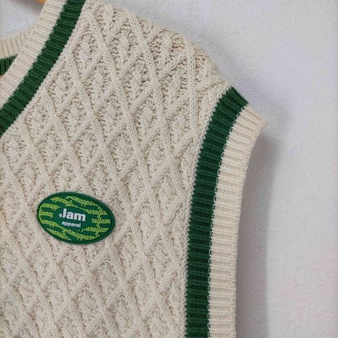 JAM APPAREL TOKYO MULTI COLOR PATCHED KNIT VEST メンズ JPN:S
