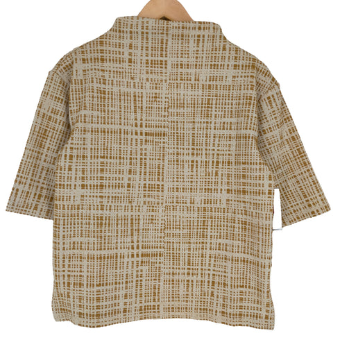 KAPPAHL フロッキープリントチェックブラウス レディース JPN:XS