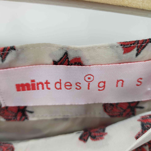 ミントデザインズ mintdesigns 総柄ラップスカート バラ レディース FREE
