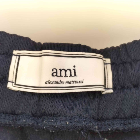 アミアレクサンドルマテュッシ AMI ALEXANDRE MATTIUSSI ロゴ刺繍 サイドライン ショートパンツ メンズ M