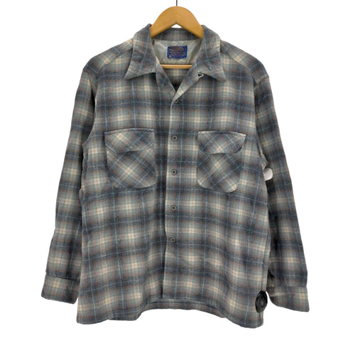 ペンドルトン PENDLETON 70S ウールオープンカラーシャツ メンズ JPN:XL