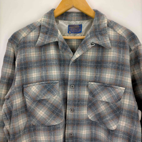ペンドルトン PENDLETON 70S ウールオープンカラーシャツ メンズ JPN:XL