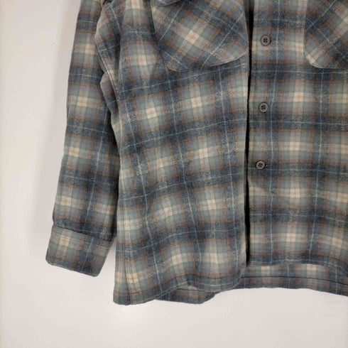 ペンドルトン PENDLETON 70S ウールオープンカラーシャツ メンズ JPN:XL