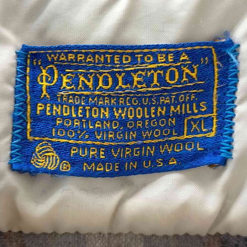 ペンドルトン PENDLETON 70S ウールオープンカラーシャツ メンズ JPN:XL