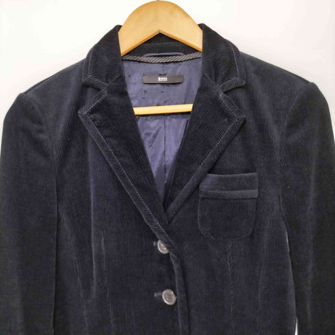 ヒューゴボス HUGO BOSS 3B コーデュロイテーラードジャケット レディース UK:6