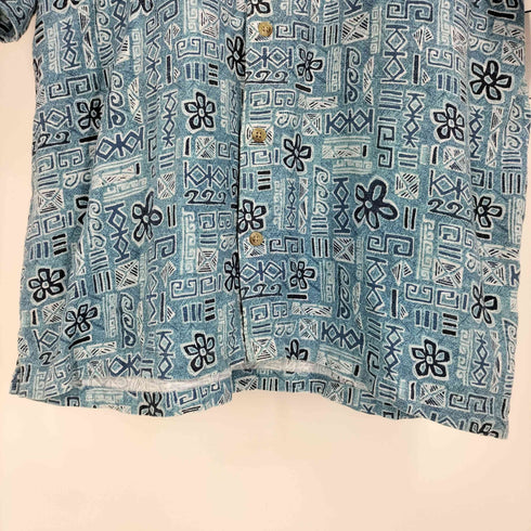 コロンビア Columbia インド綿 総柄 ポケット S/S シャツ メンズ import:L