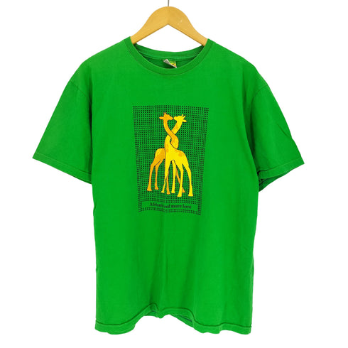 REGGAE アニマルプリント S/S クルーネック Tシャツ メンズ JPN:L