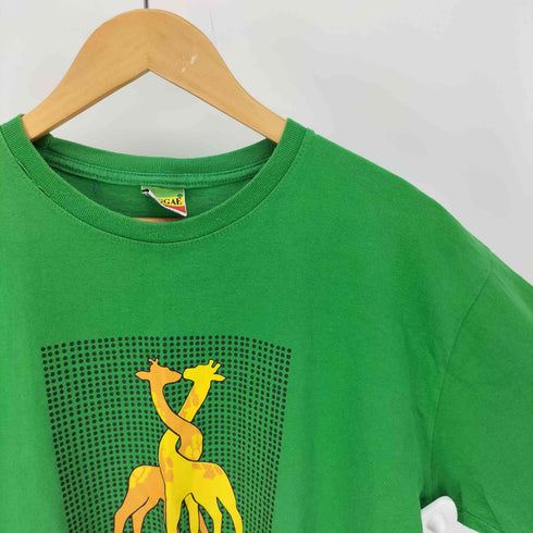 REGGAE アニマルプリント S/S クルーネック Tシャツ メンズ JPN:L
