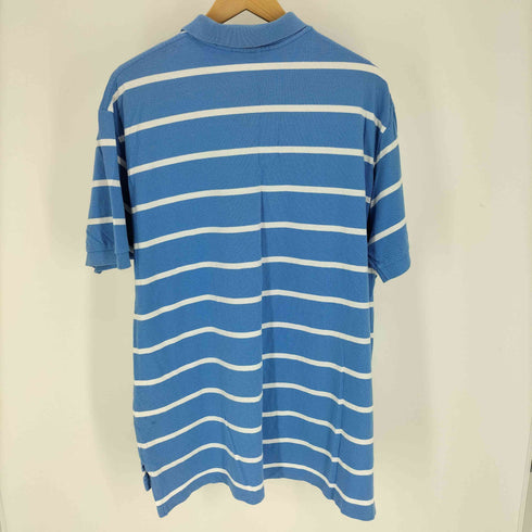 ポロバイラルフローレン Polo by RALPH LAUREN ポニー刺繍 ボーダー S/S ポロシャツ メンズ import:XXL