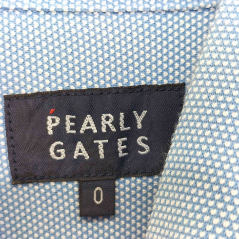 パーリーゲイツ PEARLY GATES ワッペンロゴ ボタンダウンポロシャツ レディース 0