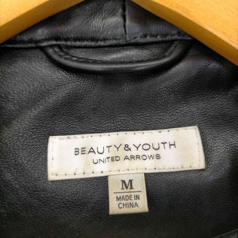 ビューティーアンドユースユナイテッドアローズ BEAUTY & YOUTH UNITED ARROWS シープ シングルライダースジャケット メンズ JPN:M