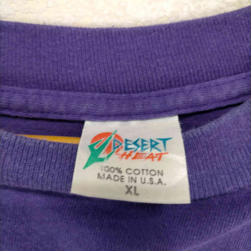 DESERT HEAT MADE IN USA クルーネック刺繍Tシャツ メンズ JPN:XL