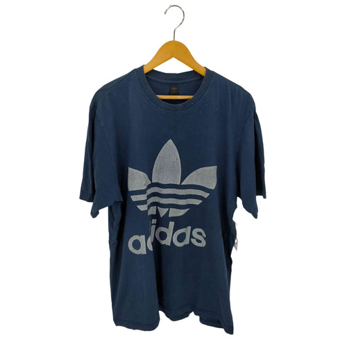 アディダス adidas 00S 黒タグ 両面トレフォイルロゴ ビッグプリント クルーネック Tシャツ ビッグサイズ メンズ 2XL