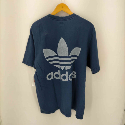 アディダス adidas 00S 黒タグ 両面トレフォイルロゴ ビッグプリント クルーネック Tシャツ ビッグサイズ メンズ 2XL
