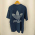 アディダス adidas 00S 黒タグ 両面トレフォイルロゴ ビッグプリント クルーネック Tシャツ ビッグサイズ メンズ 2XL
