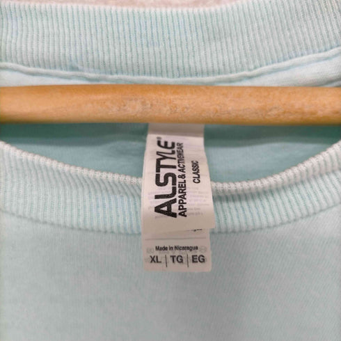 アルスタイルアパレルアクティブウェアー ALSTYLE APPAREL & ACTIVEWEAR 両面プリントクルーネックTシャツ メンズ JPN:XL