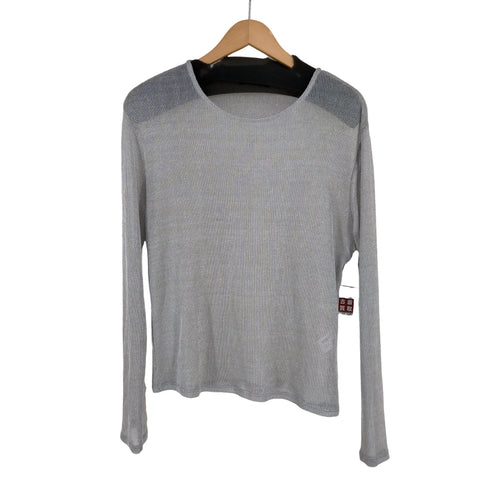 ザラ ZARA メッシュメタリックトップス レディース JPN:M