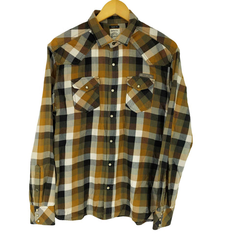 ディーゼル DIESEL L/S チェックウエスタンシャツ メンズ import:M