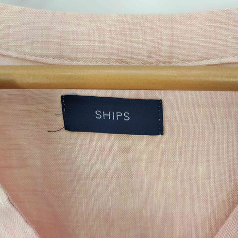 シップス SHIPS フレンチスリーブrリネンワンピース レディース JPN:36