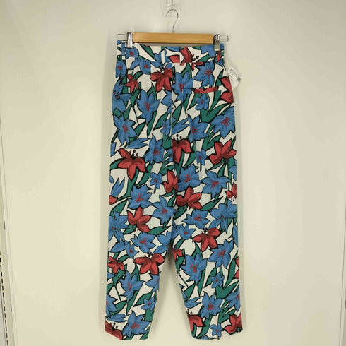 ロクビューティーアンドユースユナイテッドアローズ 6 BEAUTY & YOUTH UNITED ARROWS FLOWER PRINT TUCK PANTS レディース JPN:34