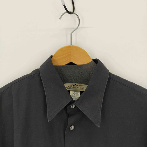 ナチュラルイシュー NATURAL ISSUE プレーンポリシャツ MICRO-TOUCH メンズ JPN:L