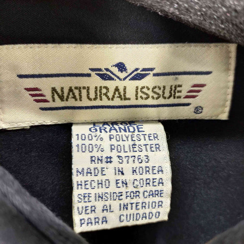 ナチュラルイシュー NATURAL ISSUE プレーンポリシャツ MICRO-TOUCH メンズ JPN:L