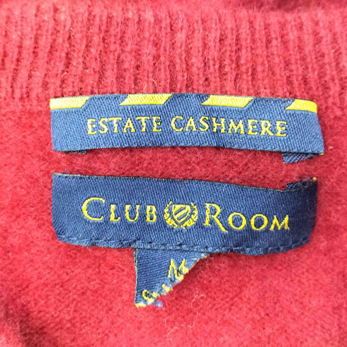 クラブルーム CLUB ROOM ESTATE CASHMERE Vネック カシミヤ ニットセーター メンズ JPN:M