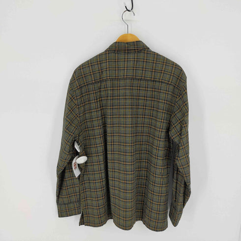 ラルフローレン RALPH LAUREN JEANS 90-2000S オープンカラーチェックシャツ 開襟 ループ止め メンズ JPN:M