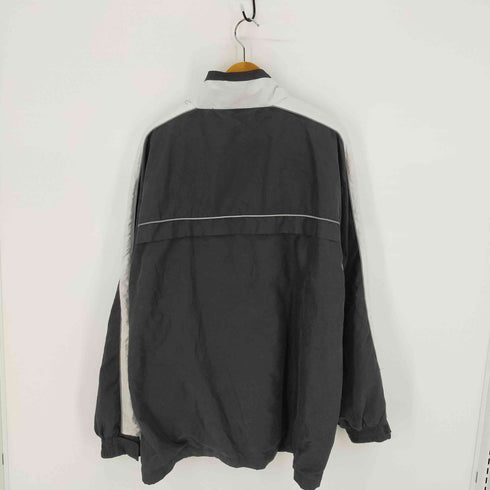 ナイキ NIKE 90S USA製 ナイロンジャケット モノトーン スモールスウォシュ アームライン メンズ JPN:XL