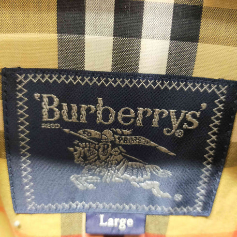 バーバリーズ BURBERRYS A-2型 コットン ブルゾン ジップアップ 裏地ノバチェック ホース刺繍 メンズ JPN:L