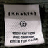 khakis faded waffle full zip メンズ JPN:2