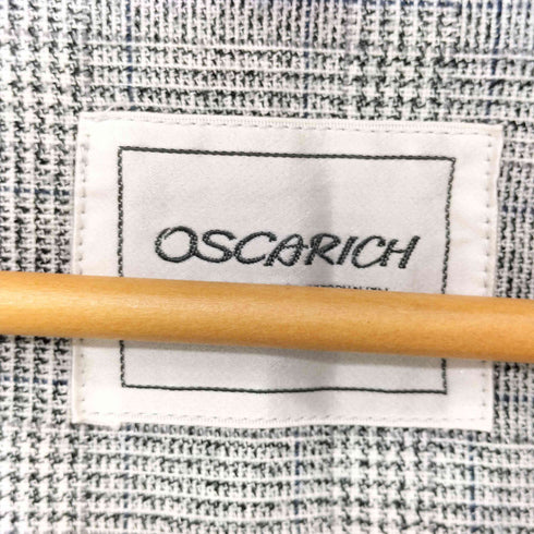 オスカリッチ oscarich チェックガウンコート レディース M