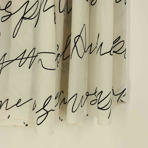 ヴェルメイユ VERMEIL 線描きプリントパンツ レディース JPN:40