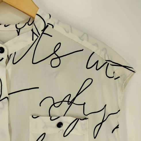 ヴェルメイユ VERMEIL 線描きブラウス レディース