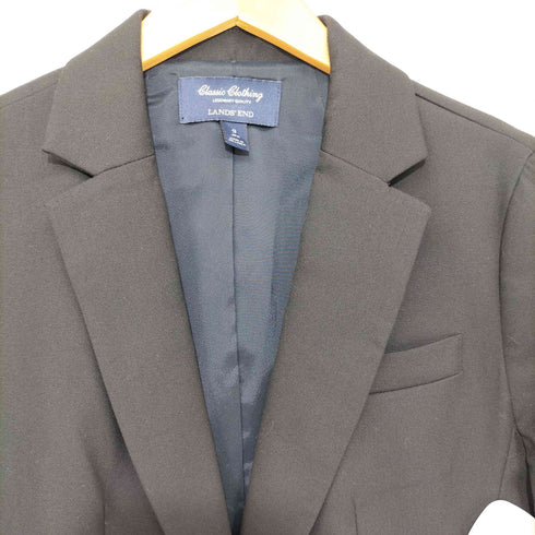 ランズエンド LANDS END 1B シングルテーラードジャケット classic clothing レディース JPN:S