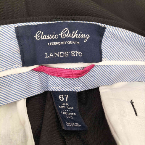 ランズエンド LANDS END センタープレスパンツ レディース 67