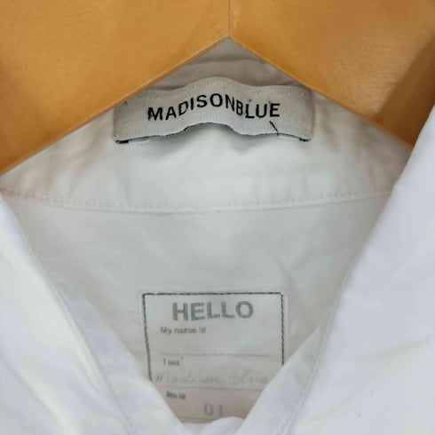 マディソンブルー MADISONBLUE コットン オーバーサイズ ポケットシャツ レディース JPN:S