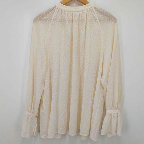 プラステ PLST ロングスリーブ ドット ブラウス レディース import:M
