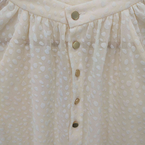 プラステ PLST ロングスリーブ ドット ブラウス レディース import:M
