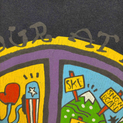 アンビル Anvil USA製 1995コピーライト FUNKY TOWN SPORTSWEAR L/S Tシャツ メンズ import:L
