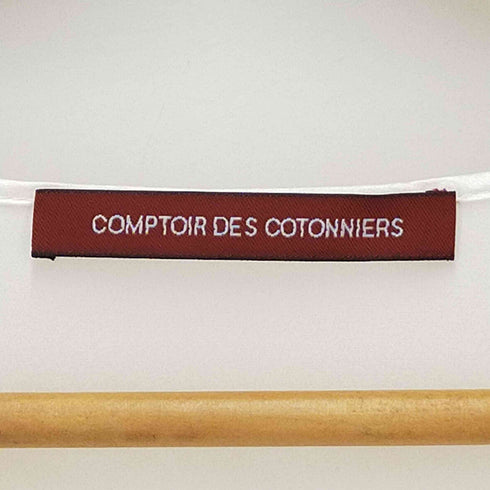 コントワーデコトニエ COMPTOIR DES COTONNIERS ショートスリーブ シルク シースルー ブラウス レディース DE:38