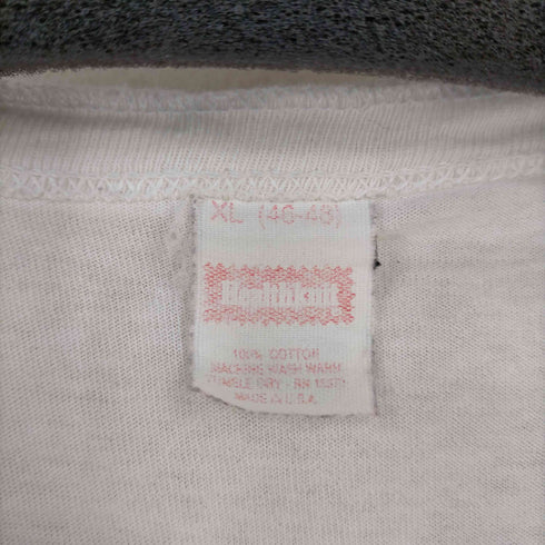 ヘルスニット Healthknit USA製 猫目ボタン ヘンリネックカットソー メンズ import:XL