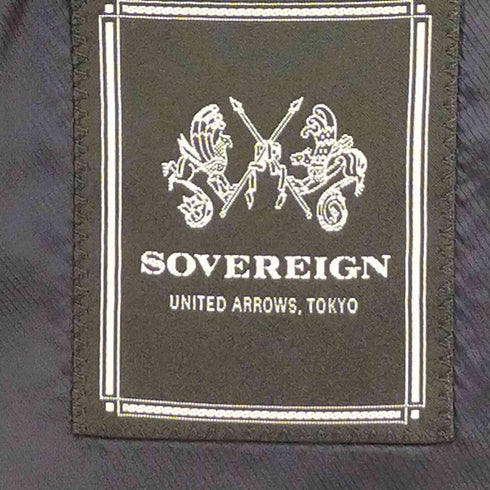 ソブリン Sovereign 日本製 ストライプ スーツセットアップ シングル2Bテーラードジャケット メンズ 46