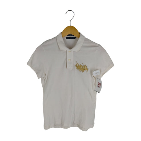 ラルフローレン RALPH LAUREN THE SKINNY POLO ビッグポニー刺繍 ポロシャツ レディース import:L