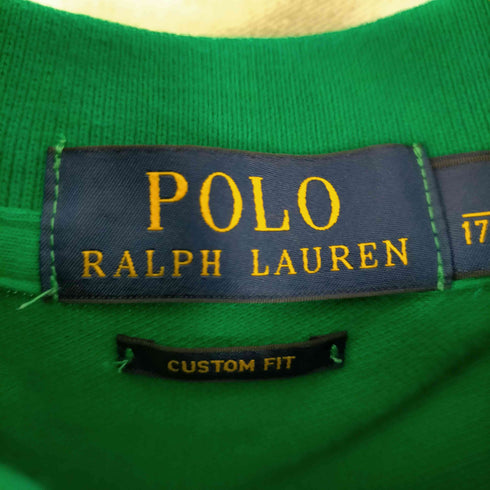 ポロラルフローレン POLO RALPH LAUREN CUSTOM FIT ボーダー柄 ポニー刺繍 ポロシャツ メンズ import:S