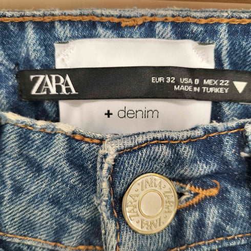 ザラ ZARA ハイウエストデニムパンツ レディース JPN:0