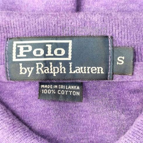 ポロバイラルフローレン Polo by RALPH LAUREN ポニー刺繍 コットン S/L ポロシャツ メンズ import:S